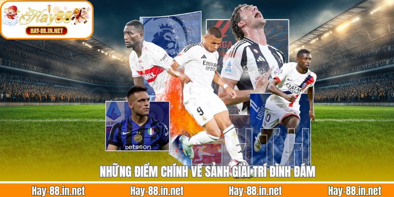Những điểm chính về sảnh giải trí đình đám