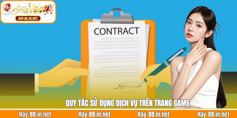 Quy tắc sử dụng dịch vụ trên trang game